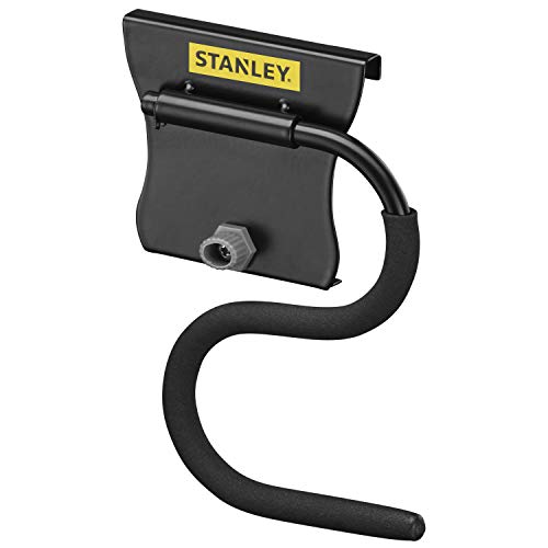 Stanley STST82605-1 Trackwalls Haken in S-Form (passenden zum Stanley Trackwalls Schienensystem, ideal für Geräte mit Stiel, z.B. Besen Rechen, Schippen, bis 11 kg belastbar, leicht anzubringen) von Stanley