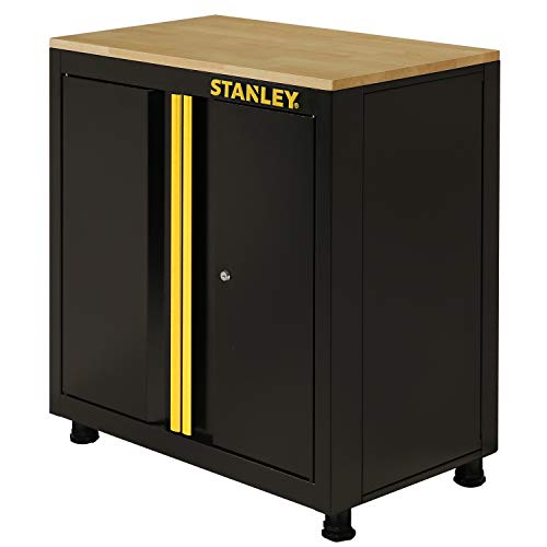 Stanley Basisschrank RTA (2-türig, 30", mit Stahlrahmen, integriertes Verschlusssystem, Gesamtbelastung bis 250 kg, ideal für Garage, Werkstatt und Keller) STST97595-1 von Stanley