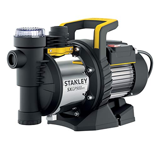 Stanely Selbstansaugende Pumpe SXGP900XFE für Klarwasser (900 W,max. Förderleistung 3.600 l/h, max. Förderhöhe 42 m) von Stanley