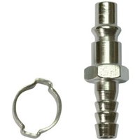 Stanley - Schnellkupplung 1/4 Zoll mit 9 mm Orion-Nippel, geeignet für Druckluftschlauch und Kompressor, ideal für Werkstatt Garage Luftsysteme von Stanley