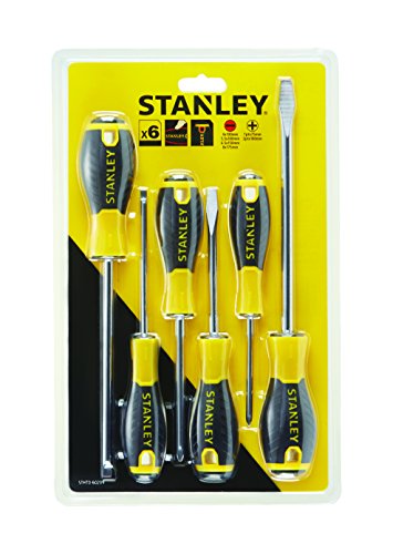 Stanley Tools sta060209 PH/SL Essential Schraubendreher – Gelb/Schwarz (Set von 6) von Stanley