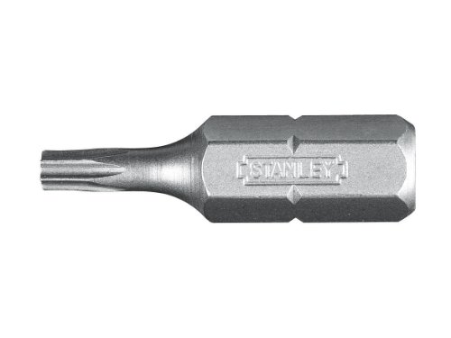 Stanley Torx Bits, Torxspitze T25 (1/4 Zoll, 25 mm Länge, Sechskantbit) 25 Stück, 1-68-843 von Stanley