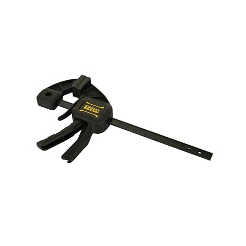Stanley FatMax Einhandzwinge Medium FMHT0-83232 (325mm Schienen-Länge, 45kg Spannkraft, verwindungssteife I-Profil-Schiene, leichtes Umstellen von Spannen auf Spreizen, abnehmbare Schutzkappen) Stanley FatMax Einhandzwinge Medium FMHT0-83232 (325mm Schienen-Länge, 45kg Spannkraft, verwindungssteife I-Profil-Schiene, leichtes Umstellen von Spannen auf Spreizen, abnehmbare Schutzkappen) von STANLEY FATMAX