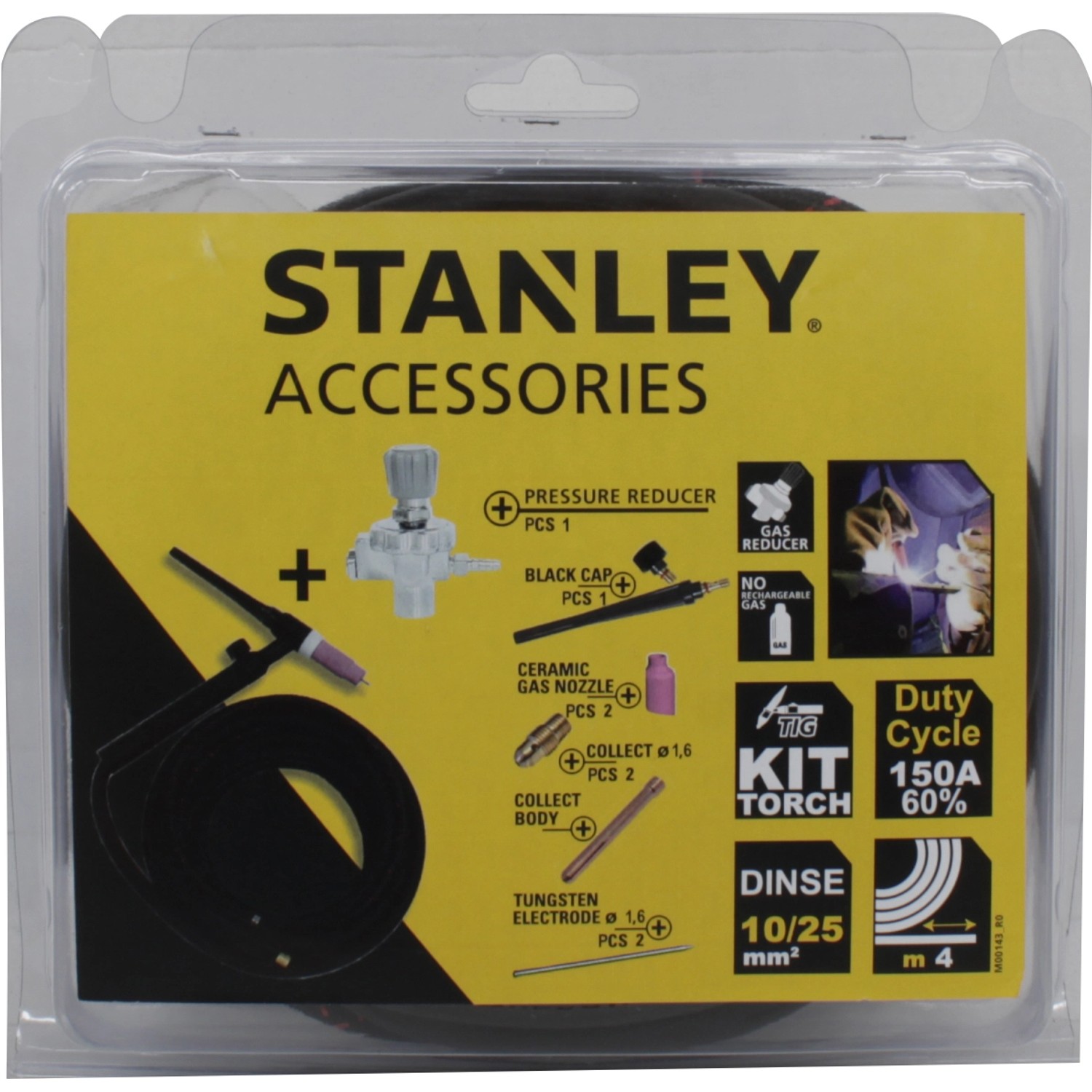Stanley WIG Schlauchbrenner Set mit Druckminderer von Stanley