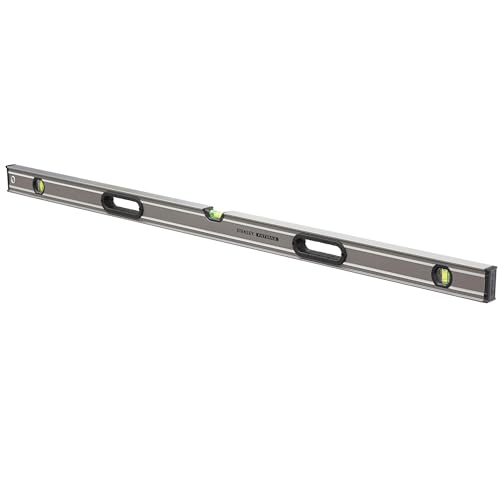 Stanley FatMax Wasserwaage Pro (120 cm Länge, horizontale/vertikale Libelle, Schutzkappen, Bi-Material Handgriff) 0-43-648, Multi Stanley FatMax Wasserwaage Pro (120 cm Länge, horizontale/vertikale Libelle, Schutzkappen, Bi-Material Handgriff) 0-43-648, Multi von FatMax