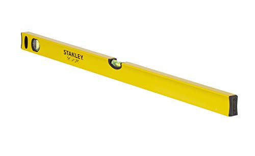 Stanley Wasserwaage Klassik (80 cm Länge, horizontale/vertikale Libelle, Schockabsorber, Genauigkeit ±0.5mm/m) STHT1-43104 von Stanley