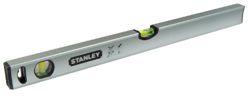 Stanley Wasserwaage Klassik (40 cm Länge, magnetisch, schlagfeste Blocklibelle, große Seitenlibelle) STHT1-43110 von Stanley