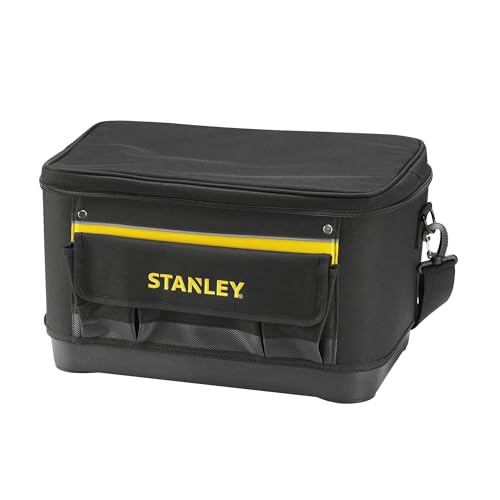 Stanley Werkzeugtasche (mit Dokumentenfach, 600 Denier Nylon, Kunststoffboden, verstellbarer Schultergurt) 1-96-193 von Stanley