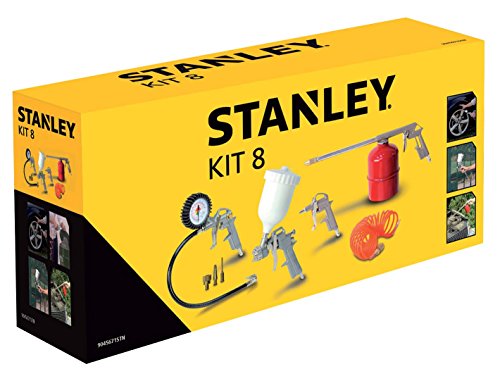 Stanley Zubehör für Luftkompressoren, Airtoolkit 8 Stück, 9045671STN von Stanley