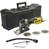 Elektrische Multimaterial-Kreissäge mit Kabel Stanley fatmax FME380K-QS 650W Sägeblätter, Diamantscheibe und Transportkoffer inbegriffen von Stanley