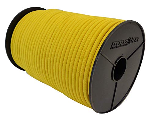 Expanderseil 10mm Gummiseil Gummikordel Expanderseil 10m - 100m für Plane LKW Netze Zelte Abdeckungen (15 m, Gelb) von Stanleys Seil Shop