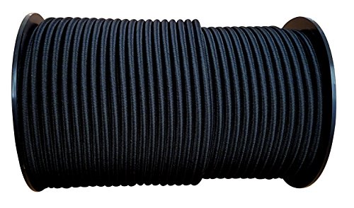 Expanderseil 6mm Gummiseil Schwarz Gummikordel Expanderseil 10m - 100m für Plane LKW Netze Zelte Abdeckungen (10 m) von Stanleys Seil Shop