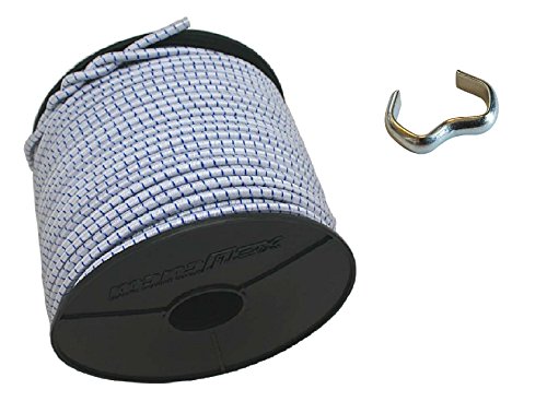 10mm Expanderseil 40m Gummiseil + 10 Seilklemmen Gummileine Planenseil Seil Plane in Weiss Blau 10mm Expanderseil 40m Gummiseil + 10 Seilklemmen Gummileine Planenseil Seil Plane in Weiss Blau von StanleysSeilShop