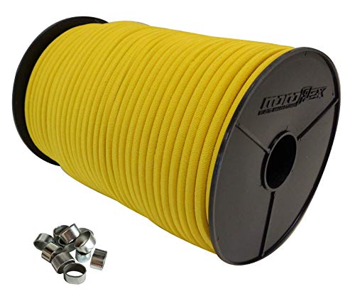 Seilwelt 6mm Expanderseil 10 m Gummiseil + 10 Würgeklemmen Gummileine Planenseil Seil Plane in Gelb Seilwelt 6mm Expanderseil 10 m Gummiseil + 10 Würgeklemmen Gummileine Planenseil Seil Plane in Gelb von StanleysSeilShop