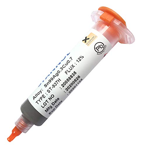 35g SAC Lötpaste bleifrei Sn99/Ag0.3/Cu0.7 in Spritze No Clean STANNOL Lötflussmittel von Stannol
