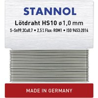 HS10 Lötzinn, bleifrei bleifrei Sn99,3Cu0,7 ROM1 6 g 1 mm - Stannol von Stannol