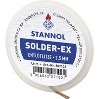Solder Ex Entlötlitze Länge 1.6 m Breite 1.0 mm Flussmittel getränkt - Stannol von Stannol
