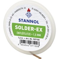 Solder Ex Entlötlitze Länge 1.6 m Breite 1.5 mm Flussmittel getränkt - Stannol von Stannol