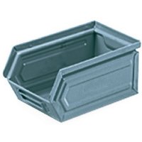 Fami Sichtlagerkasten, HxBxT 95 x 75 x 160 mm, Stahlblech, fehgrau, 20 Stk/VE Fami Sichtlagerkasten, HxBxT 95 x 75 x 160 mm, Stahlblech, fehgrau, 20 Stk/VE von Fami