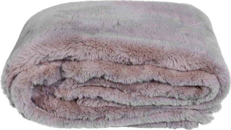 Wohndecke Webpelzdecke Felldecke Kuscheldecke Plaid 140x190 Donna taupe braun, Star Home Textil von Star Home Textil