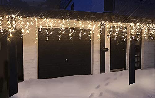 Eisregen Lichterkette mit 480 kaltweißen LED - Länge 12 m von Star-Max