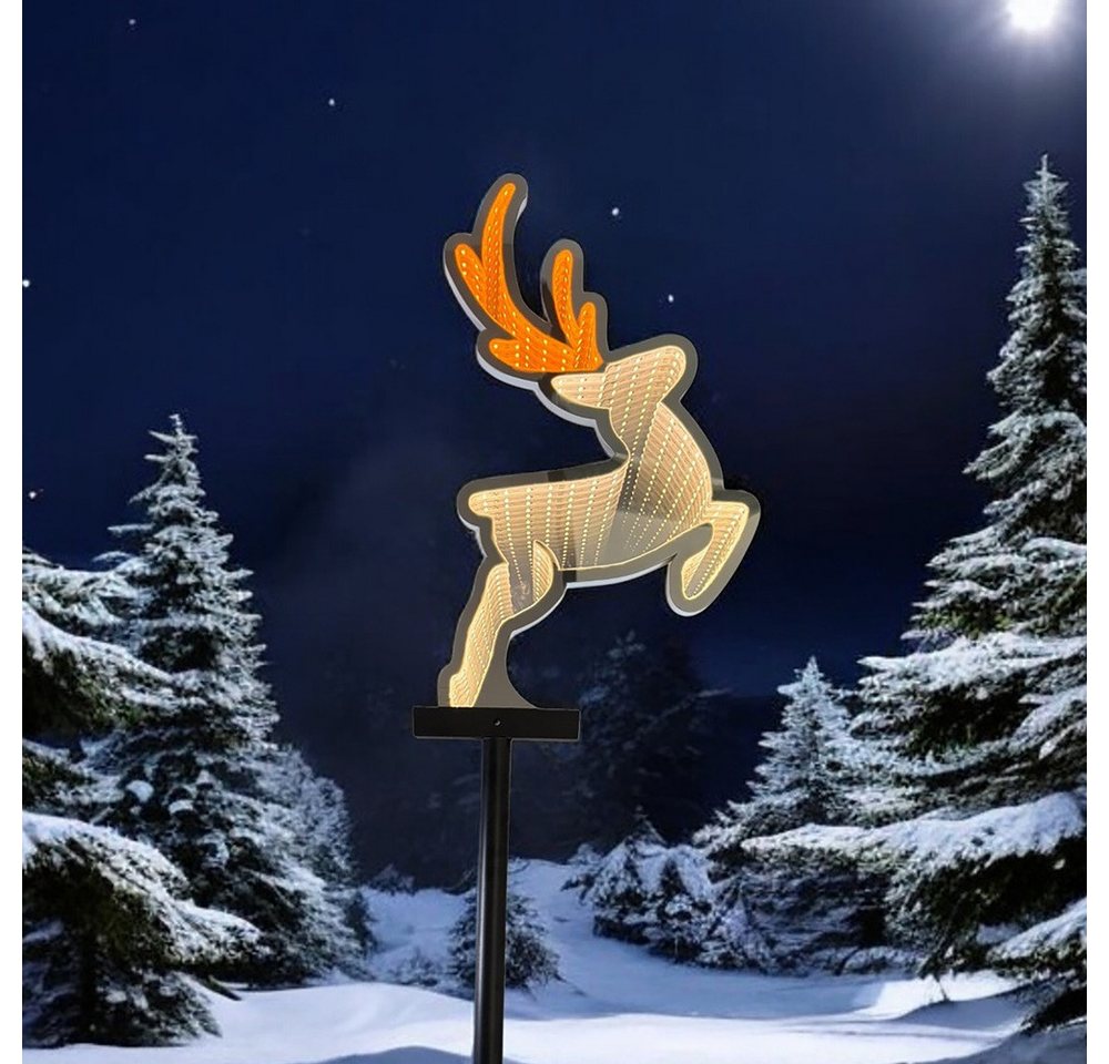 Star-Max LED Dekofigur 36351 LED-Rentier IP44 Infinity Effekt 117 SMD LED 44,5+50cm Erdspieß Star-Max LED Dekofigur 36351 LED-Rentier IP44 Infinity Effekt 117 SMD LED 44,5+50cm Erdspieß von Star-Max