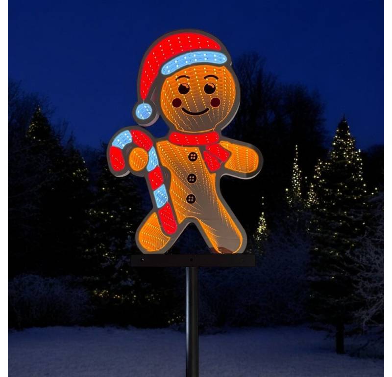 Star-Max LED Dekofigur 36352 LED-Lebkuchenmann IP44 Infinity Effekt 201 SMD LED 40+50cm Erdsp Star-Max LED Dekofigur 36352 LED-Lebkuchenmann IP44 Infinity Effekt 201 SMD LED 40+50cm Erdsp von Star-Max