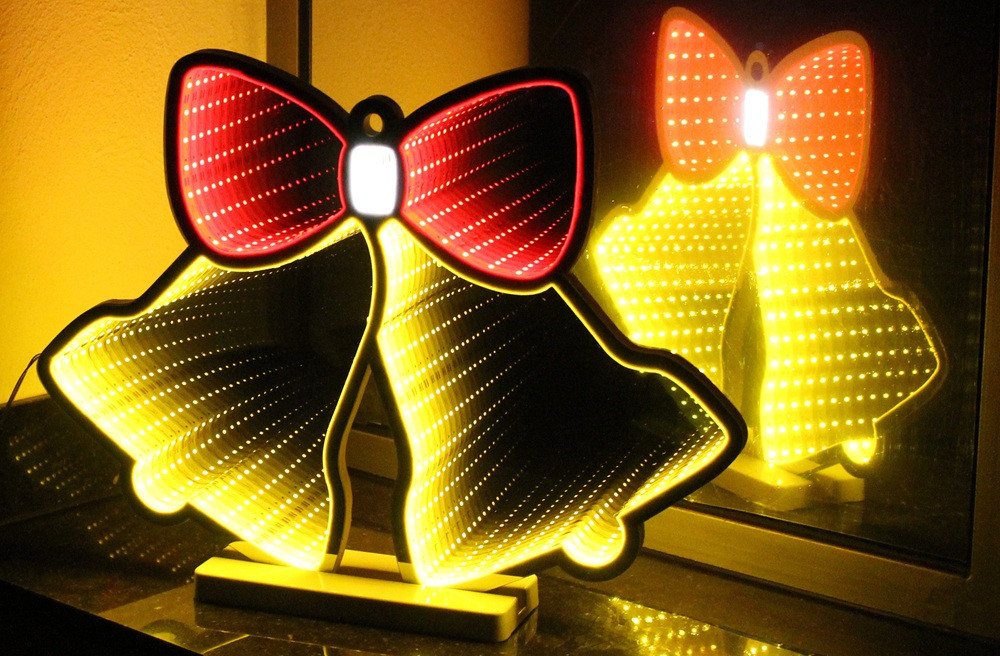 Star-Max LED Dekofigur 36407 LED-Glocken mit Infinity Effekt 132 SMD LED IP20 Timer 44x7x32cm Star-Max LED Dekofigur 36407 LED-Glocken mit Infinity Effekt 132 SMD LED IP20 Timer 44x7x32cm von Star-Max