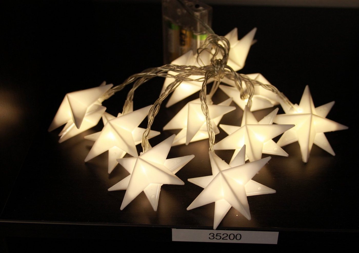 Star-Max LED Dekolicht LED Lichterkette Batterie 1,35m 6 Sterne warmweiß 6/18h Timer Star-Max LED Dekolicht LED Lichterkette Batterie 1,35m 6 Sterne warmweiß 6/18h Timer von Star-Max