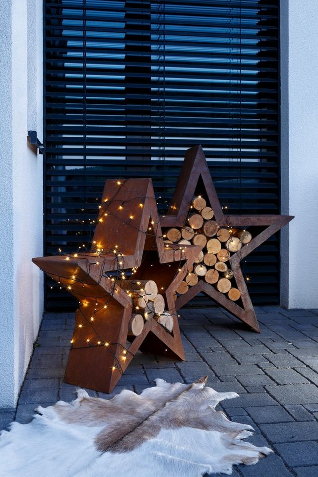 Star-Max LED-Lichterkette Weihnachtsdeko aussen, mit Flackerfunktion von Star-Max