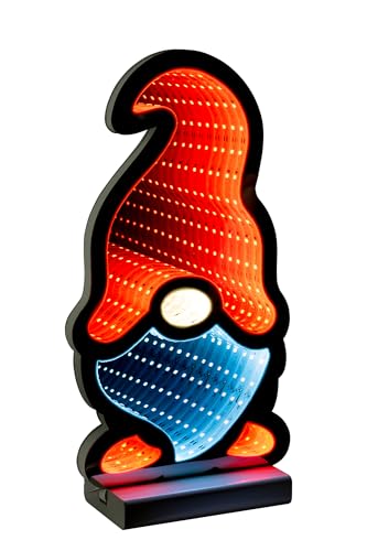 Star-Max LED Weihnachtswichtel mit Infinity Effekt, Weihnachtsdekoration für Innenbereiche, beidseitig beleuchtet, inkl. Timerfunktion, 3m Zuleitung und Standsockel, 73 LEDs, 16x7x30cm Star-Max LED Weihnachtswichtel mit Infinity Effekt, Weihnachtsdekoration für Innenbereiche, beidseitig beleuchtet, inkl. Timerfunktion, 3m Zuleitung und Standsockel, 73 LEDs, 16x7x30cm von Star-Max