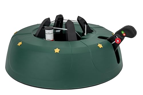 Star-Max Christbaumständer Start 3 - Baumhöhe max. 3,0m, Modell 2019 by F-H-S, mit Fußhebelfunktion und Einseiltechnik, 3,0 Liter Wassertank, grün von Star-Max