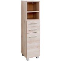 Badezimmer Hochschrank in Buche 30 cm breit von Star Möbel