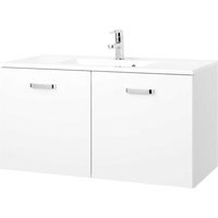 Badezimmer Waschtisch in Hochglanz Weiß modern von Star Möbel