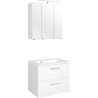 Badezimmermöbel Set in Weiß Waschtisch (zweiteilig) von Star Möbel