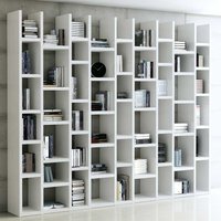 Bücherregal in Hochglanz Weiß 270 cm von Star Möbel