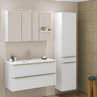 Design Möbel Kombi für Badezimmer Weiß (dreiteilig) von Star Möbel