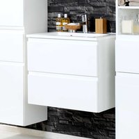 Hochglanz Waschtisch in Weiß modern von Star Möbel
