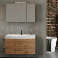Hochwertiges Waschplatz Set im Landhausstil Waschbecken inklusive (zweiteilig) von Star Möbel