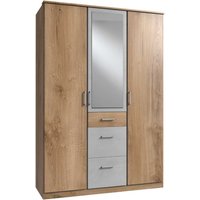 Kleiderschrank mit Spiegeltür und drei Schubladen Made in Germany von Star Möbel