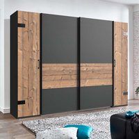 Schlafzimmerkleiderschrank Industrial mit Dreh- und Schiebetüren Made in Germany von Star Möbel