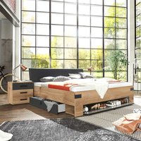 Schubladenbett im Industry und Loft Stil Made in Germany von Star Möbel