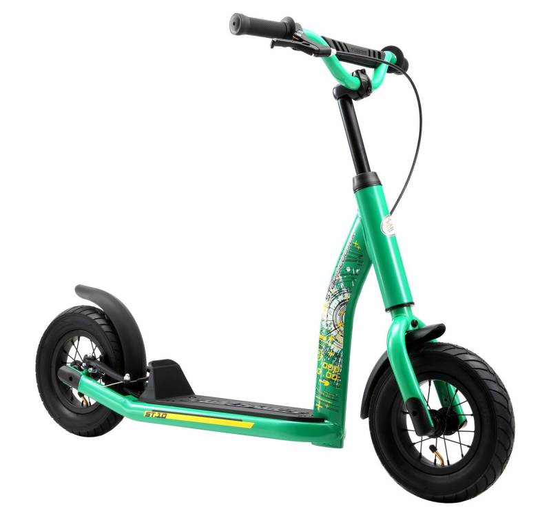 Star-Scooter Cityroller 10 Zoll, ab 5 Jahre, Kinder City Roller ab 96 cm, Jungen, Mädchen, Höhenverstellbar, Seitenständer von Star-Scooter
