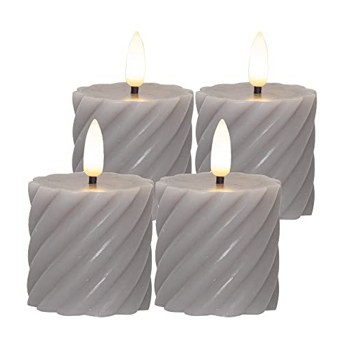 LED Kerzen mit Timerfunktion | Stumpenkerzen Grau | LED Kerze mit Timer | Stumpenkerzen Set 4er | LED Stumpenkerzen mit Timer | Gedrehte Kerzen | Deko Kerzen Grau | LED Kerze flackernde Flamme LED Kerzen mit Timerfunktion | Stumpenkerzen Grau | LED Kerze mit Timer | Stumpenkerzen Set 4er | LED Stumpenkerzen mit Timer | Gedrehte Kerzen | Deko Kerzen Grau | LED Kerze flackernde Flamme von Star