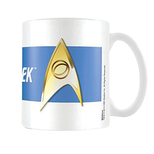 Star Trek Keramik-Tasse, Wissenschafts-Blau, Mehrfarbig, 1 Stück (1er Pack) von Pyramid International