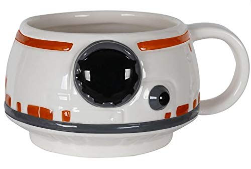 Funko 7755 Star Wars POP Home BB-8 Mug, Ceramic, White, 14 x 9.5 x 13.3 cm von Star Wars