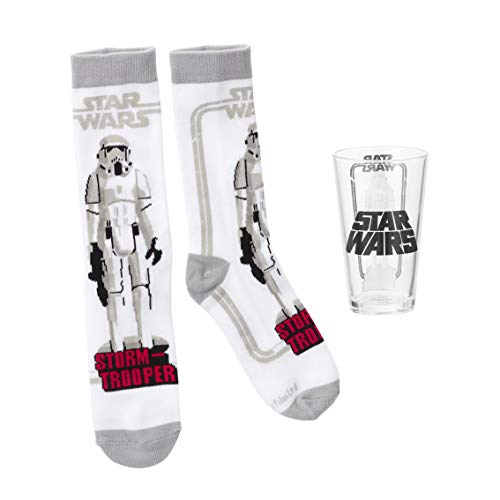 Funko UT-SW06418 Star Wars Pint Glass and Sock Set, Multicolour, 568ml von Star Wars