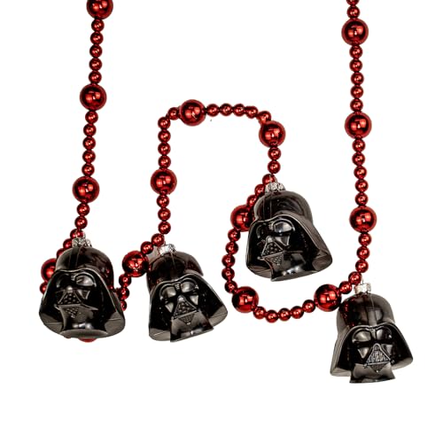 Kurt Adler 4' Star Wars Darth Vader Helm Beleuchtete Girlande von Star Wars