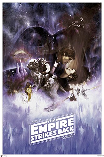 Nifty Star Wars Episode V Poster The Empire Strikes Back (61cm x 91,5cm) + Original tesa Powerstrips® (1 Pack/20 STK.) von Star Wars