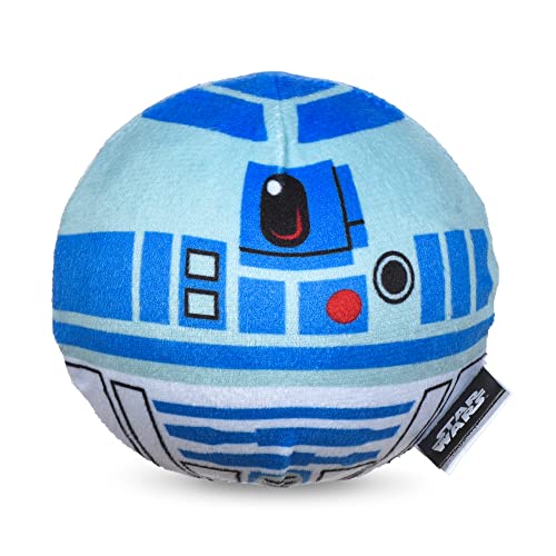 STAR WARS for Pets FF19188 R2-D2 Plüschball mit Quietschball für Hunde, weicher Stoff, quietschender Ball, Hundespielzeug, Kauspielzeug, Geschenke für Fans, 10,2 cm STAR WARS for Pets FF19188 R2-D2 Plüschball mit Quietschball für Hunde, weicher Stoff, quietschender Ball, Hundespielzeug, Kauspielzeug, Geschenke für Fans, 10,2 cm von Star Wars